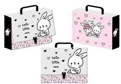 Opakowanie Teczka z rączką walizeczka No Name - Dziewczynka