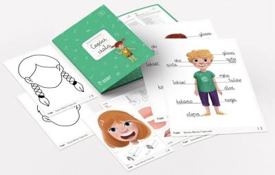 Okładka książki Teczucha Malucha cz.1 Części ciała