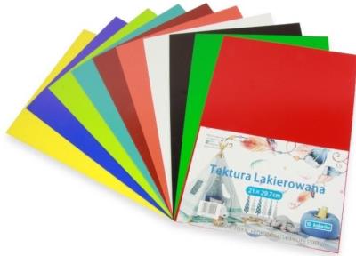 Opakowanie Tektura A4 lakierowana 10 kolorów