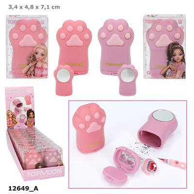 Opakowanie Temperówka Doggy&Kitty z lusterkiem TOPModel 12649A 1szt.mix