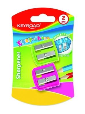 Opakowanie Temperówka plastikowa podwójna pastel 2szt MIX