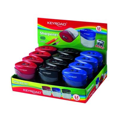 Opakowanie Temperówka plastikowa podwójna pojemnik (12szt)