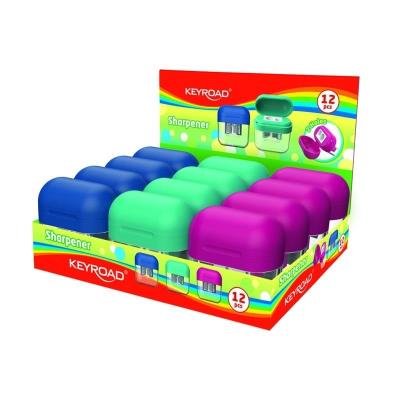 Opakowanie Temperówka plastikowa podwójna pojemnik (12szt)