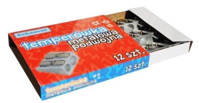 Opakowanie Temperówka podwójna metalowa (12szt)
