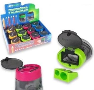 Opakowanie Temperówka podwójna z pojemnikiem (12szt)