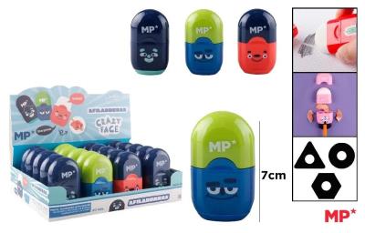 Opakowanie Temperówka podwójna z pojemnikiem i pokrywka MIX