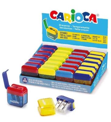 Opakowanie Temperówka podwójna z pojemnikiem mix CARIOCA