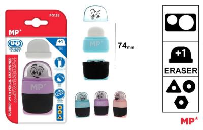 Opakowanie Temperówka z gumką MIX