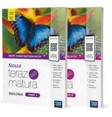 Teraz matura 2023 Biologia zbiór zadań maturalnych 2023/24. Autor: Zestaw Zbiór Zad. 2023/24. SmakLiter.pl Okładka książki Teraz matura 2023 Biologia zbiór zadań maturalnych 2023/24