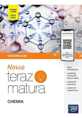 Teraz matura Chemia. Vademecum ZR 2022 NE. Autor: Małgorzata Jelińska-Kazimierczuk, Megiel Elżbieta. SmakLiter.pl Okładka książki Teraz matura Chemia. Vademecum ZR 2022 NE