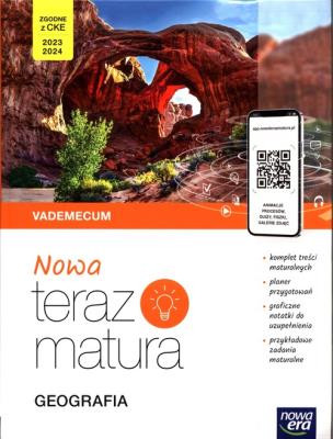 Teraz matura Geografia. Vademecum ZR 2022 NE. Autor: Błaszczykiewicz Wojciech, Jerun Olga. SmakLiter.pl Okładka książki Teraz matura Geografia. Vademecum ZR 2022 NE