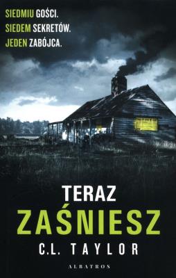 Teraz zaśniesz. Autor: C.L. Taylor. SmakLiter.pl Okładka książki Teraz zaśniesz