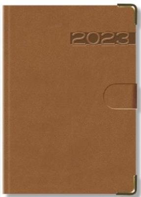 Opakowanie Terminarz 2023 B7 SLux brązowy