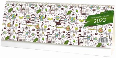 Opakowanie Terminarz 2023 biurkowy stojący tygodniowy