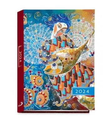 Opakowanie Terminarz 2024 A5 dzienny kolorowy anioł