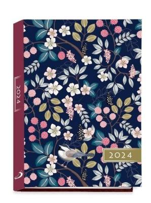 Opakowanie Terminarz 2024 A5 dzienny kolorowy kwiaty