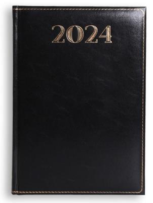 Opakowanie Terminarz 2024 A5 dzienny Madrid - czarny