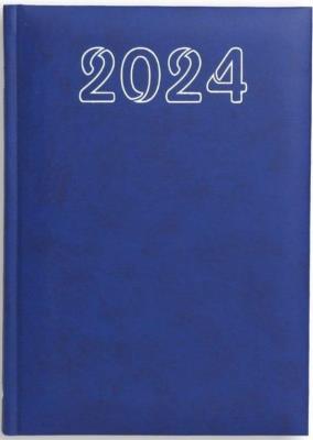 Opakowanie Terminarz 2024 B6 dzienny - niebieski