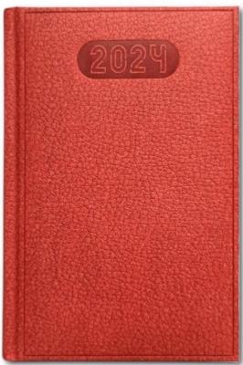 Opakowanie Terminarz 2024 B6 dzienny Print specjal czerwony