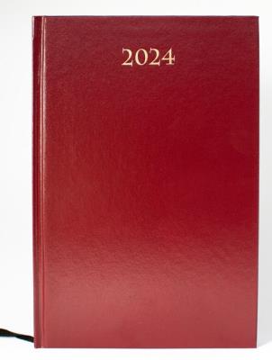 Opakowanie Terminarz 2024 dzienny A5 Divas bordo