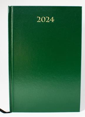 Opakowanie Terminarz 2024 dzienny A5 Divas zielony