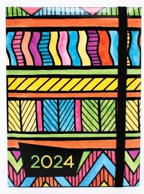 Opakowanie Terminarz 2024 tygodniowy A6 Lakier MIX