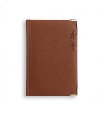 Opakowanie Terminarz 2025 B6 Lux złocony brązowy