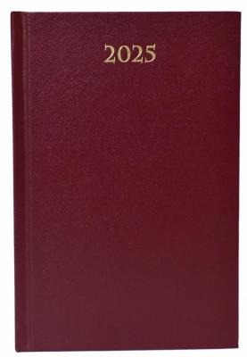 Opakowanie Terminarz 2025 dzienny B6 Divas bordowy
