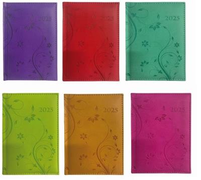 Opakowanie Terminarz 2025 dzienny B6 Vivella pastele kwiaty