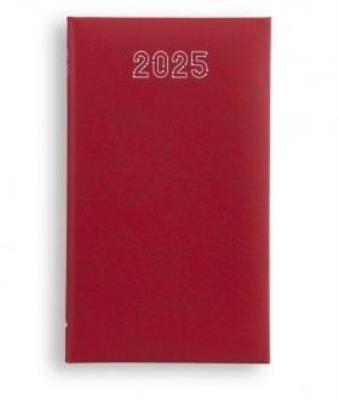 Opakowanie Terminarz 2025 Standard tygodniowy - czerwony
