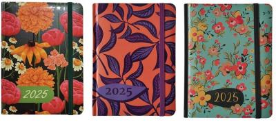 Opakowanie Terminarz 2025 tygod. 130x184 lakier z gumką MIX