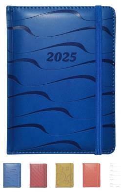 Opakowanie Terminarz 2025 tygod. B6+ flex Vivella z gumką MIX