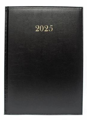 Opakowanie Terminarz 2025 tygodniowy A4 Divas z gąbką czarny