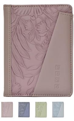 Opakowanie Terminarz 2025 tygodniowy A6 Kwiaty z uchwytem MIX