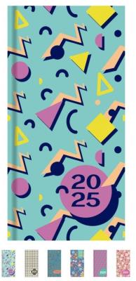 Opakowanie Terminarz 2025 tygodniowy kieszonkowy lakier MIX