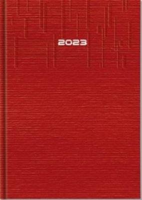 Opakowanie Terminarz Milano czerwony A5 r. 2023