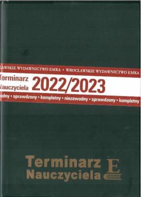Terminarz Nauczyciela 2022/2023 BR. Autor:   Praca zbiorowa. SmakLiter.pl Okładka książki Terminarz Nauczyciela 2022/2023 BR