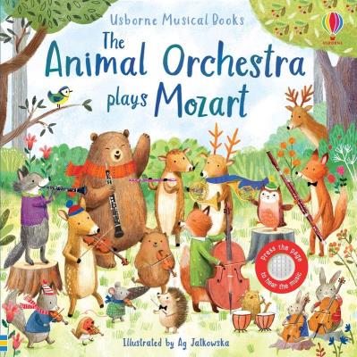 The Animal Orchestra plays Mozart. Autor: Taplin Sam. SmakLiter.pl Okładka książki The Animal Orchestra plays Mozart