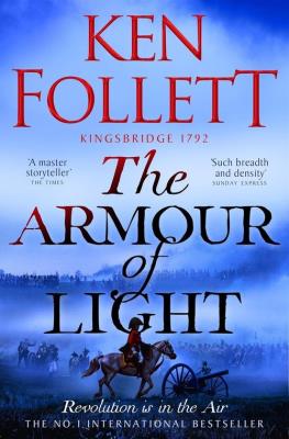 The Armour of Light. Autor: Ken Follett. SmakLiter.pl Okładka książki The Armour of Light