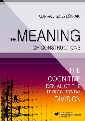 Okładka książki The Meaning of Constructions