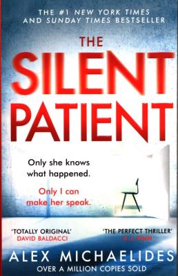 The Silent Patient. Autor: Alex Michaelides. SmakLiter.pl Okładka książki The Silent Patient