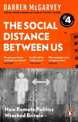 The Social Distance Between Us. Autor: McGarvey	 Darren. SmakLiter.pl Okładka książki The Social Distance Between Us