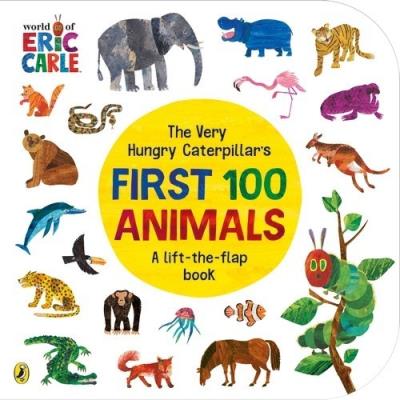 The Very Hungry Caterpillar's First 100 Animals. Autor: Carle Eric. SmakLiter.pl Okładka książki The Very Hungry Caterpillar's First 100 Animals