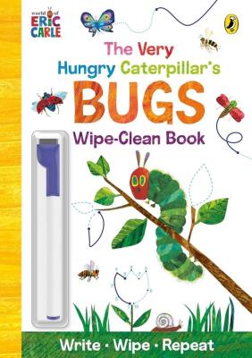 The Very Hungry Caterpillar’s Bugs Wipe-Clean Board Book. Autor: Carle Eric. SmakLiter.pl Okładka książki The Very Hungry Caterpillar’s Bugs Wipe-Clean Board Book