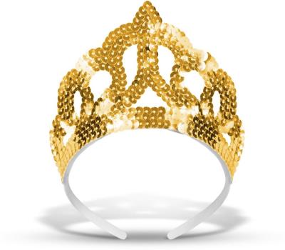 Opakowanie Tiara z cekinami złota