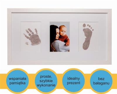 Tiny Memories - Potrojna ramka magic ink biała. Wydawca: Opera tech. SmakLiter.pl Opakowanie Tiny Memories - Potrojna ramka magic ink biała