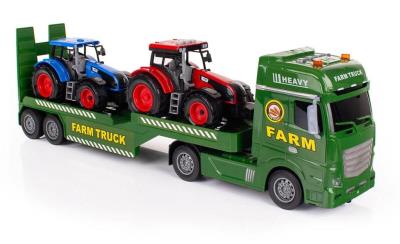 Opakowanie Tir laweta z traktorami ze światłem i dźwiękiem