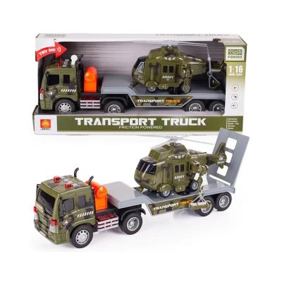 Opakowanie Tir z helikopterem wojskowym światło i dźwięk 1:12