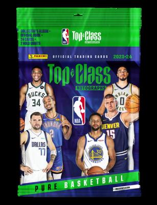 Top Class 2024 Pure Basketball Zestaw startowy. Wydawca: Panini. SmakLiter.pl Opakowanie Top Class 2024 Pure Basketball Zestaw startowy