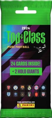 Top Class 2024 Pure Football Fat Pack 24 karty. Wydawca: Panini. SmakLiter.pl Opakowanie Top Class 2024 Pure Football Fat Pack 24 karty